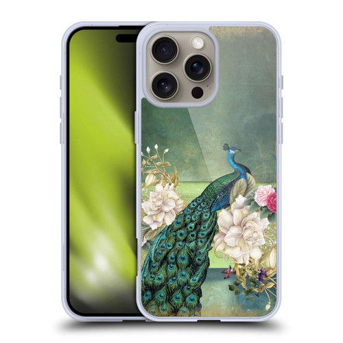 Jena DellaGrottaglia Animals Peacock Soft Gel Case for Apple iPhone 16 Pro Max & MagSafe