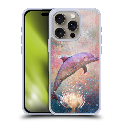 Jena DellaGrottaglia Animals Dolphin Soft Gel Case for Apple iPhone 16 Pro