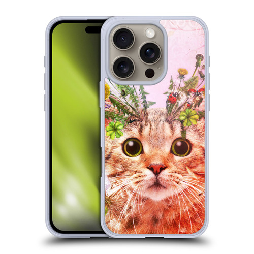 Jena DellaGrottaglia Animals Kitty Soft Gel Case for Apple iPhone 16 Pro & MagSafe