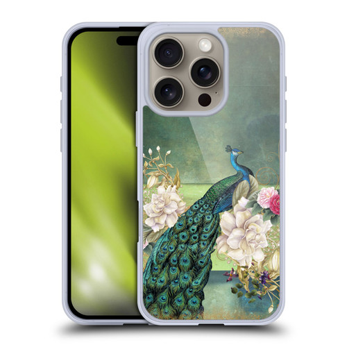 Jena DellaGrottaglia Animals Peacock Soft Gel Case for Apple iPhone 16 Pro & MagSafe