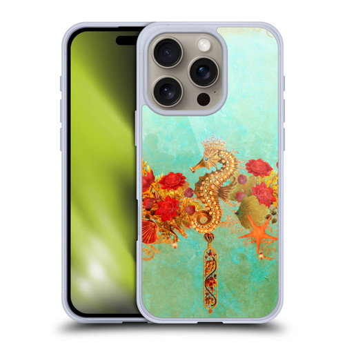 Jena DellaGrottaglia Animals Seahorse Soft Gel Case for Apple iPhone 16 Pro & MagSafe