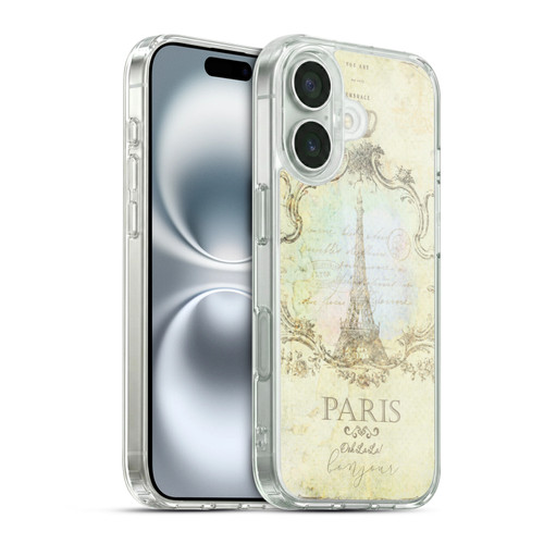 Jena DellaGrottaglia Assorted Paris My Embrace Soft Gel Case for Apple iPhone 16 & MagSafe