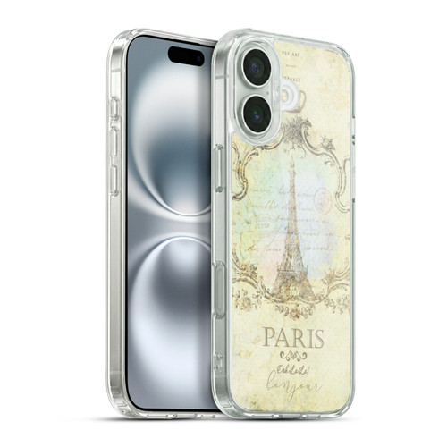 Jena DellaGrottaglia Assorted Paris My Embrace Soft Gel Case for Apple iPhone 16 Plus & MagSafe