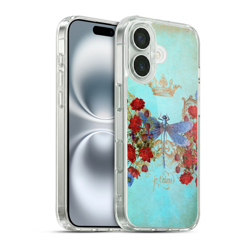 Jena DellaGrottaglia Insects Dragonfly Garden Soft Gel Case for Apple iPhone 16 & MagSafe