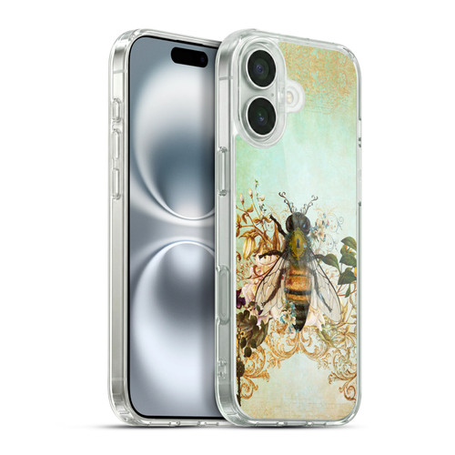 Jena DellaGrottaglia Insects Bee Garden Soft Gel Case for Apple iPhone 16 Plus & MagSafe