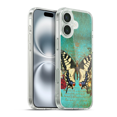 Jena DellaGrottaglia Insects Butterfly Garden Soft Gel Case for Apple iPhone 16 Plus & MagSafe