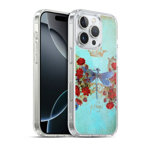 Jena DellaGrottaglia Insects Dragonfly Garden Soft Gel Case for Apple iPhone 16 Pro & MagSafe
