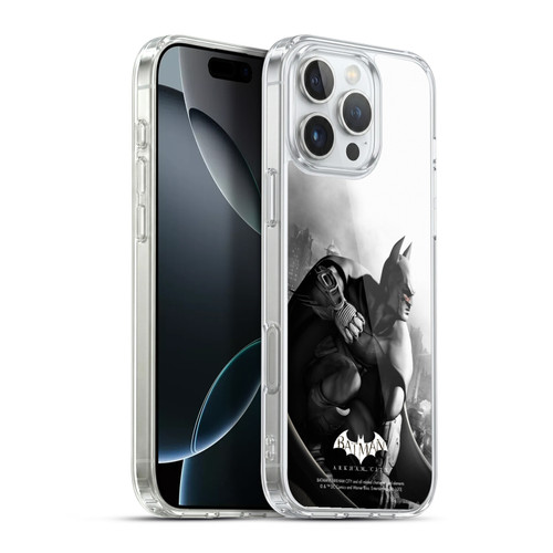 Batman Arkham City Key Art Poster Soft Gel Case for Apple iPhone 16 Pro Max & MagSafe