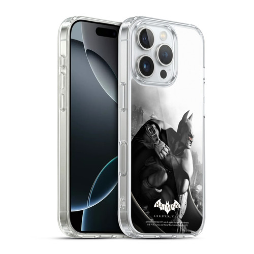 Batman Arkham City Key Art Poster Soft Gel Case for Apple iPhone 16 Pro & MagSafe