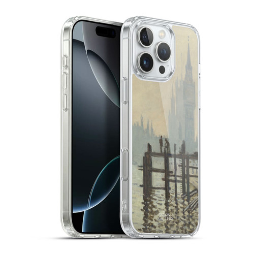 The National Gallery Art Monet Thames Soft Gel Case for Apple iPhone 16 Pro Max & MagSafe