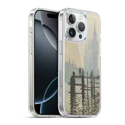 The National Gallery Art Monet Thames Soft Gel Case for Apple iPhone 16 Pro & MagSafe