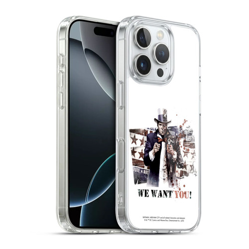 Batman Arkham City Graphics Two-Face We Want You Soft Gel Case for Apple iPhone 16 Pro
