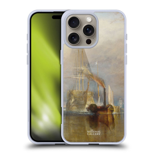 The National Gallery Nature The Fighting Temeraire Soft Gel Case for Apple iPhone 16 Pro Max & MagSafe