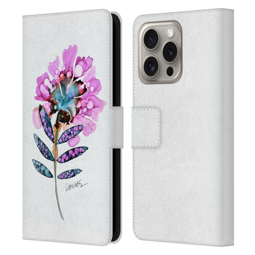 Sylvie Demers Nature Fleur Leather Book Wallet Case Cover For Apple iPhone 16 Pro