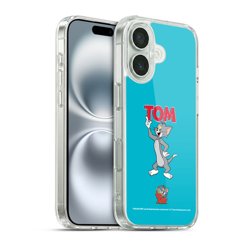Tom and Jerry Characters Tom Soft Gel Case for Apple iPhone 16 & MagSafe
