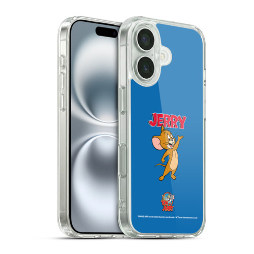 Tom and Jerry Characters Jerry Soft Gel Case for Apple iPhone 16 & MagSafe