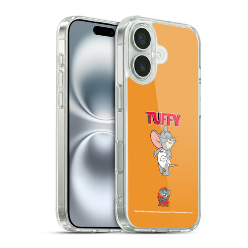 Tom and Jerry Characters Nibbles Soft Gel Case for Apple iPhone 16 & MagSafe
