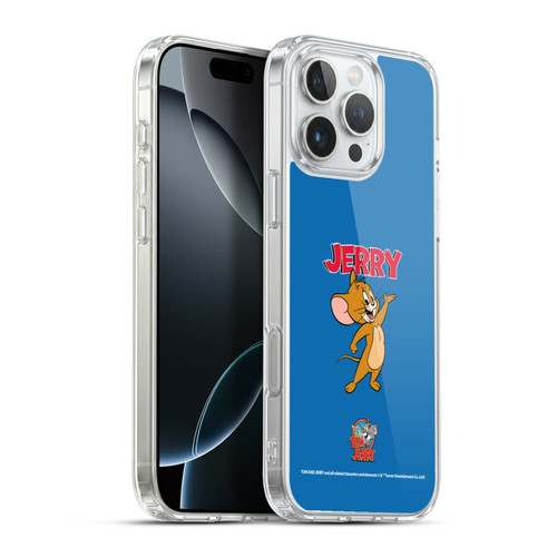 Tom and Jerry Characters Jerry Soft Gel Case for Apple iPhone 16 Pro Max & MagSafe