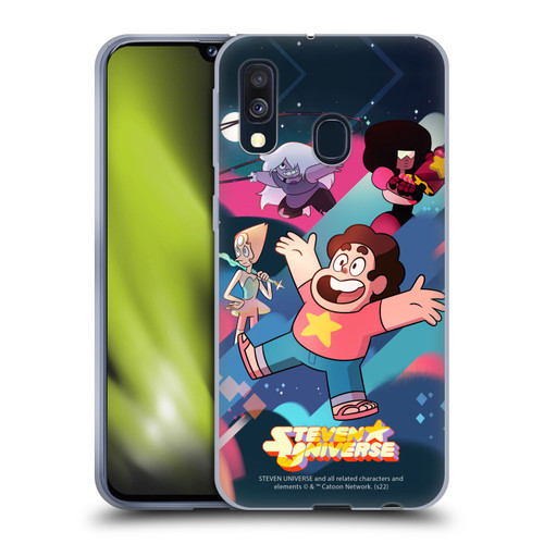 Steven Universe Graphics Characters Soft Gel Case for Samsung Galaxy A40 (2019)