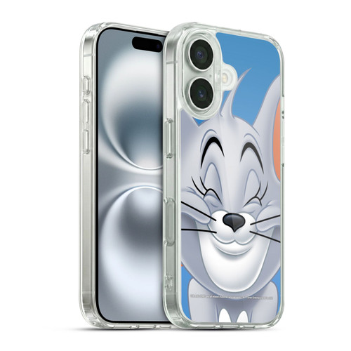 Tom and Jerry Full Face Nibbles Soft Gel Case for Apple iPhone 16 & MagSafe