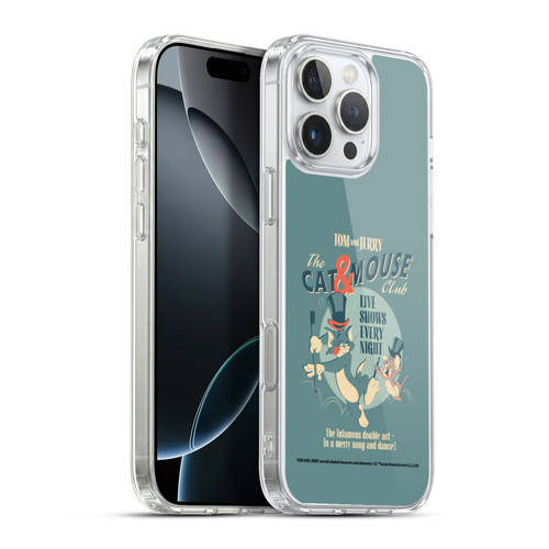 Tom and Jerry Retro Cat & Mouse Club Soft Gel Case for Apple iPhone 16 Pro Max & MagSafe