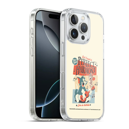 Tom and Jerry Retro Perfect Harmony Soft Gel Case for Apple iPhone 16 Pro & MagSafe