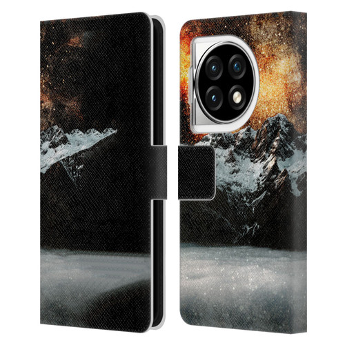 Patrik Lovrin Dreams Vs Reality Burning Galaxy Above Mountains Leather Book Wallet Case Cover For OPPO OnePlus Ace 3 5G