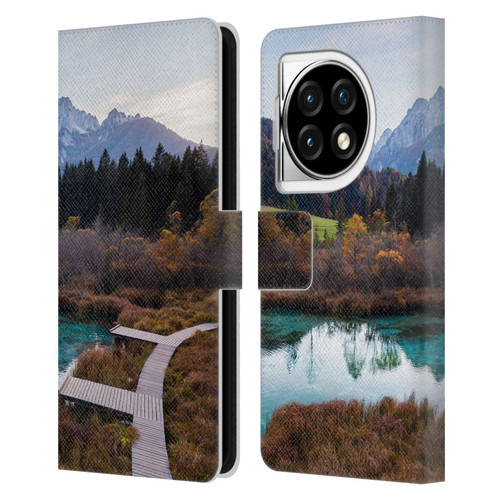 Patrik Lovrin Magical Lakes Zelenci, Slovenia In Autumn Leather Book Wallet Case Cover For OPPO OnePlus Ace 3 5G