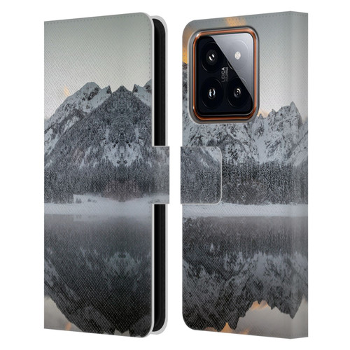 Patrik Lovrin Magical Lakes Sunset Clouds Over Mountains Leather Book Wallet Case Cover For Xiaomi 14