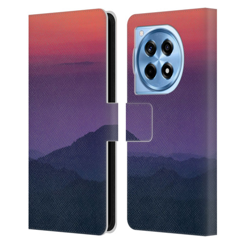 Patrik Lovrin Magical Sunsets Layers Leather Book Wallet Case Cover For OnePlus 12R