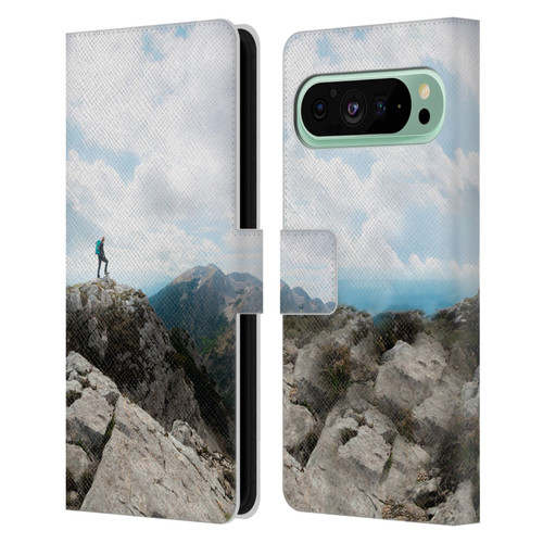 Patrik Lovrin Wanderlust Looking Over New Adventures Leather Book Wallet Case Cover For Google Pixel 9 Pro XL
