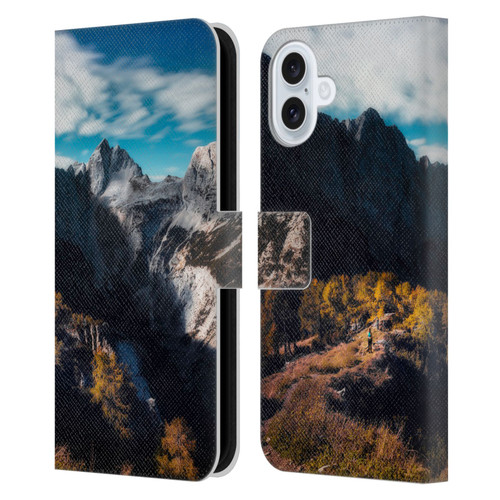 Patrik Lovrin Wanderlust In Awe Of The Mountains Leather Book Wallet Case Cover For Apple iPhone 16 Plus