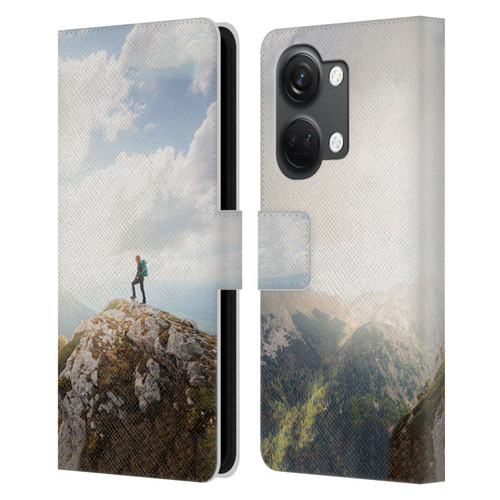 Patrik Lovrin Wanderlust Mountain Wanderer Leather Book Wallet Case Cover For OnePlus Nord 3 5G