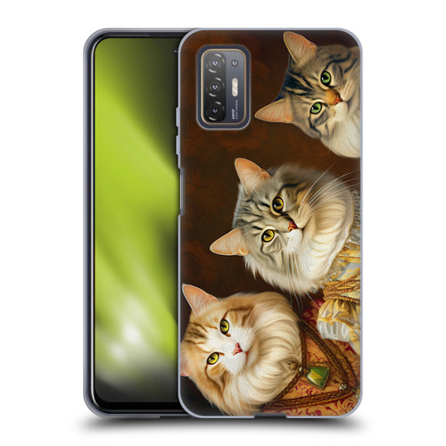 Michael David Ward Animals Fancy Cats Soft Gel Case for HTC Desire 21 Pro 5G