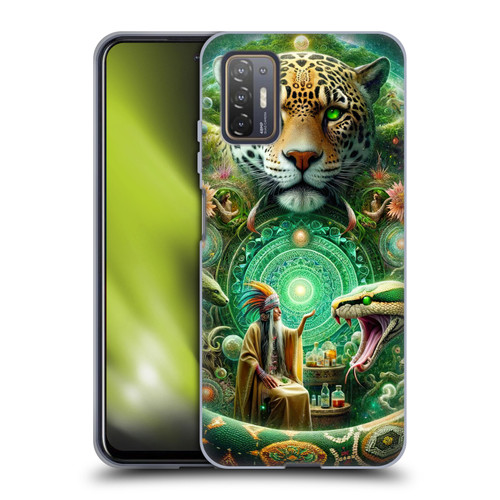 Shambhala Light Visionary Art Celestial Graphics Jungle Life Soft Gel Case for HTC Desire 21 Pro 5G