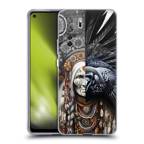 Shambhala Light Visionary Art Celestial Graphics Ravens-Face Soft Gel Case for Huawei Nova 7 SE/P40 Lite 5G