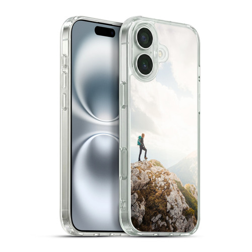 Patrik Lovrin Wanderlust Mountain Wanderer Soft Gel Case for Apple iPhone 16 Plus & MagSafe