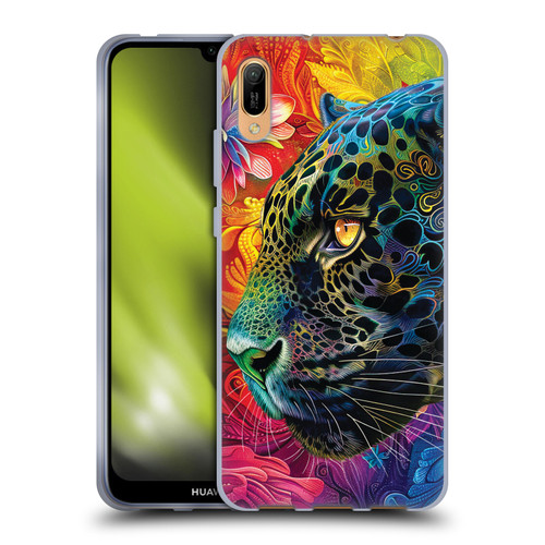 Michael David Ward Animals Wild Tapestry Soft Gel Case for Huawei Y6 Pro (2019)