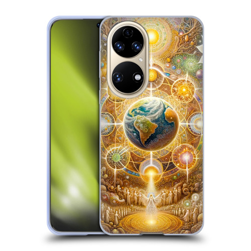 Shambhala Light Visionary Art Celestial Graphics The 9 Realms Soft Gel Case for Huawei P50