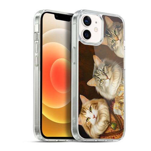 Michael David Ward Animals Fancy Cats Soft Gel Case for Apple iPhone 12 / iPhone 12 Pro & MagSafe