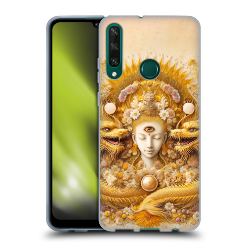 Shambhala Light Visionary Art Celestial Graphics Lucky Dragons Soft Gel Case for Huawei Y6p