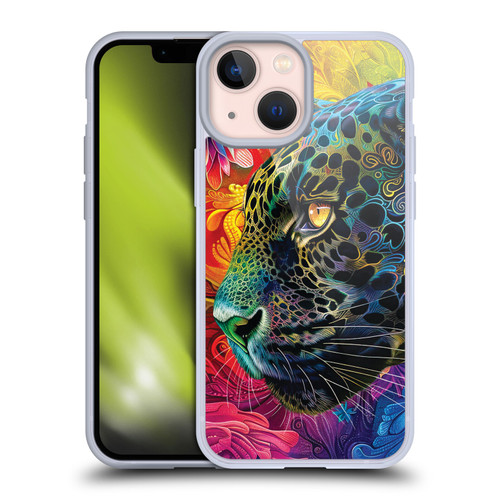 Michael David Ward Animals Wild Tapestry Soft Gel Case for Apple iPhone 13 Mini