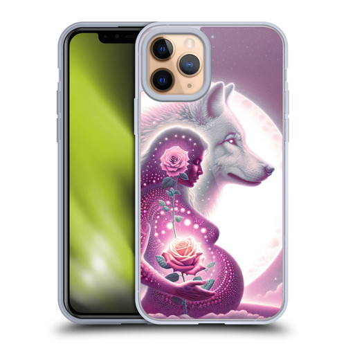 Shambhala Light Visionary Art Celestial Graphics Maternal Love Soft Gel Case for Apple iPhone 11 Pro
