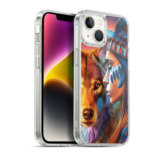 Michael David Ward Animals Wolf Soft Gel Case for Apple iPhone 14