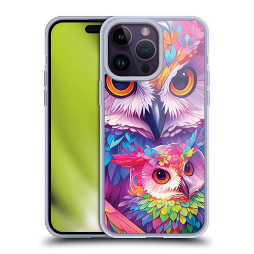 Michael David Ward Animals Owl Love You Forever Soft Gel Case for Apple iPhone 14 Pro Max