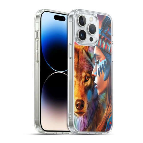 Michael David Ward Animals Wolf Soft Gel Case for Apple iPhone 14 Pro Max & MagSafe