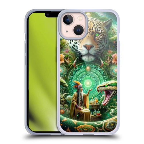 Shambhala Light Visionary Art Celestial Graphics Jungle Life Soft Gel Case for Apple iPhone 13