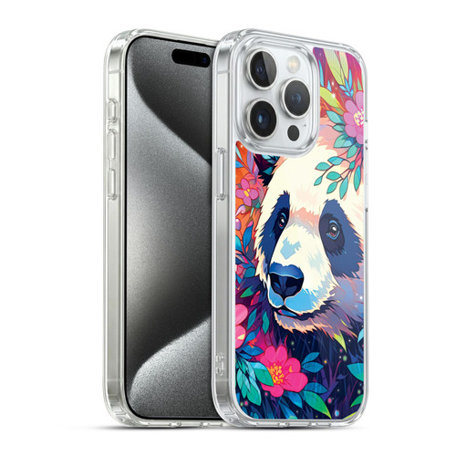Michael David Ward Animals Panda Soft Gel Case for Apple iPhone 15 Pro & MagSafe