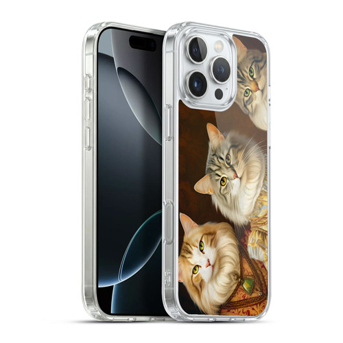 Michael David Ward Animals Fancy Cats Soft Gel Case for Apple iPhone 16 Pro Max & MagSafe