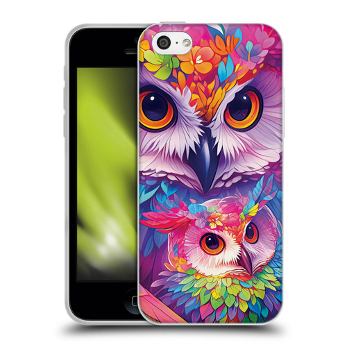Michael David Ward Animals Owl Love You Forever Soft Gel Case for Apple iPhone 5c